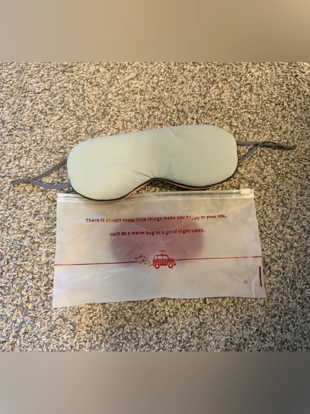 Soft Pink Sleep Mask